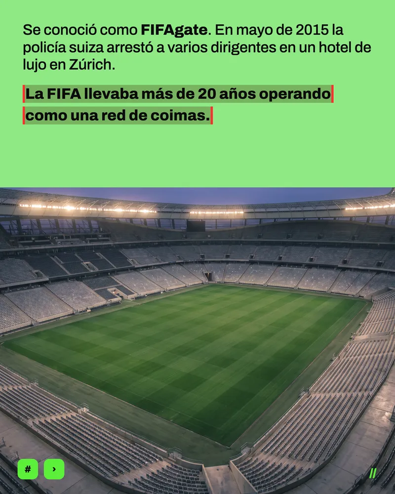 Carrusel FIFAgate · slide 3 de 7 generado con SacroSlides