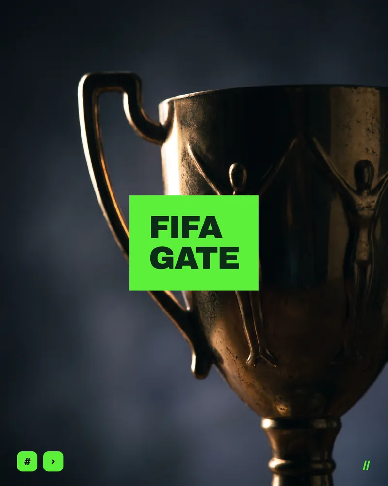 Carrusel FIFAgate · slide 1 de 7 (portada) generado con SacroSlides