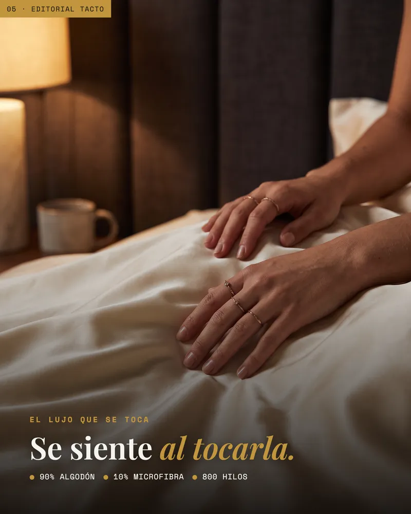 Pieza editorial de marca generada con SacroSlides
